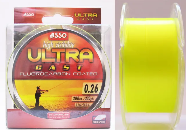 Línea de pesca para carpas Asso Ultra Cast con revestimiento de...