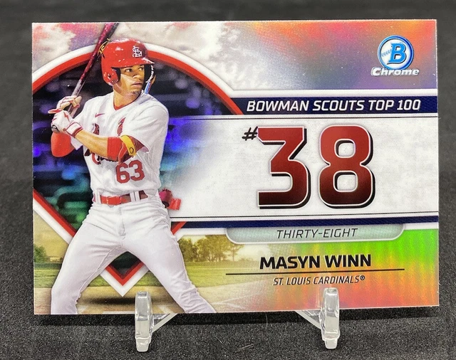 2023 BOWMAN MASYN WINN Chrome Scouts Top 100 Prospects Refractor BTP