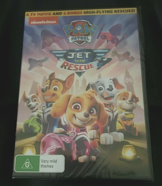 Paw Patrol: Jet to the Rescue (2020 : 1 Disc DVD) Brand New Sealed in Plastic R4