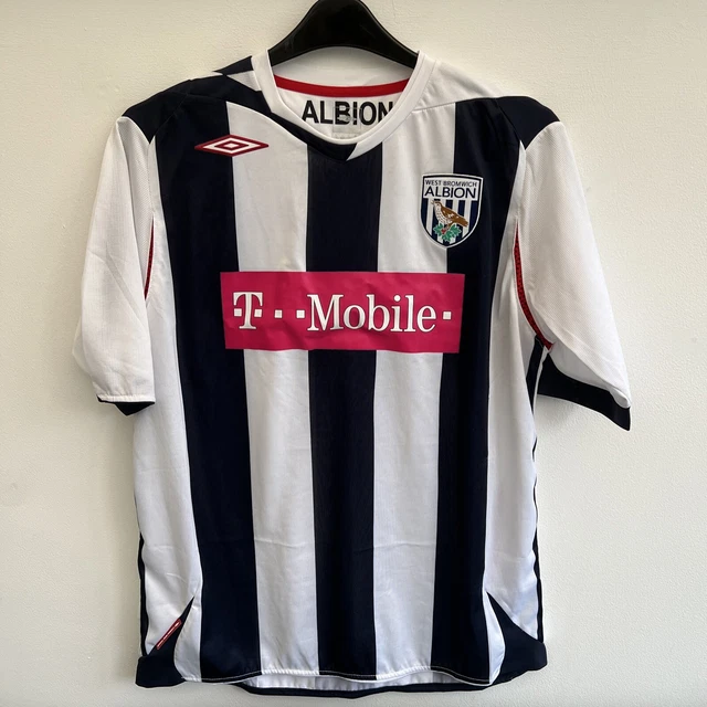 2006/2007 West Bromwich Albion Home Football Shirt Umbro WBA large mens Rare