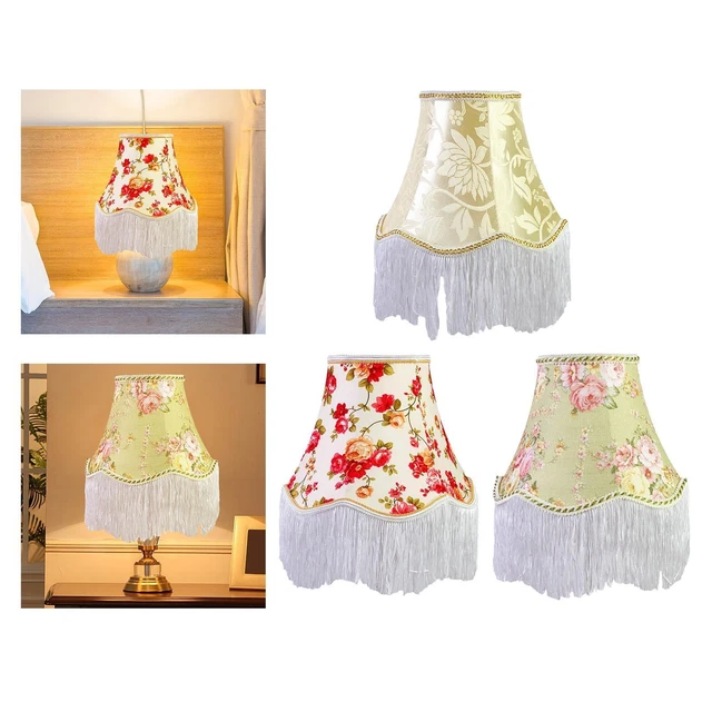 Suspension tissu vintage avec motif floral • Suspension Design Suspension tissu vintage avec motif floral • Suspension Design