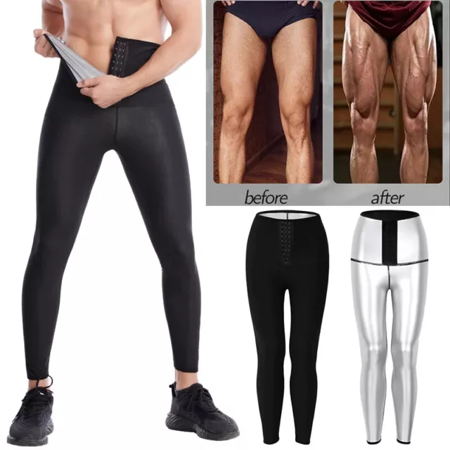 Herren Hot Sweat Saunahose Thermo Slimming Shorts Workout Neopren Body Shaper