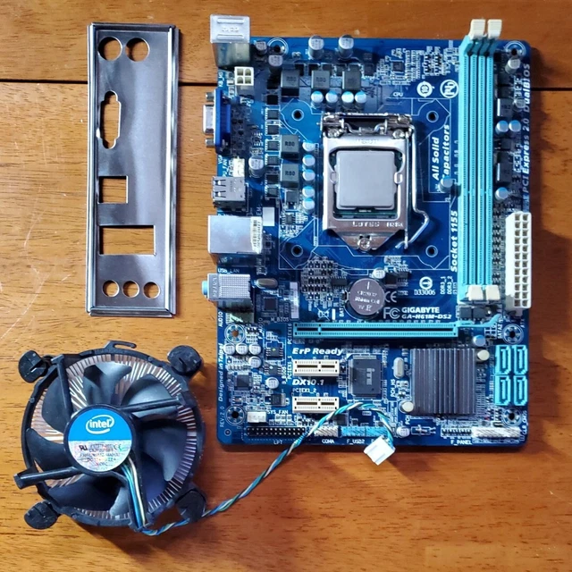 GIGABYTE MOTHERBOARD GAH61MDS2 LGA1155 Intel i3 2120 CPU DDR3