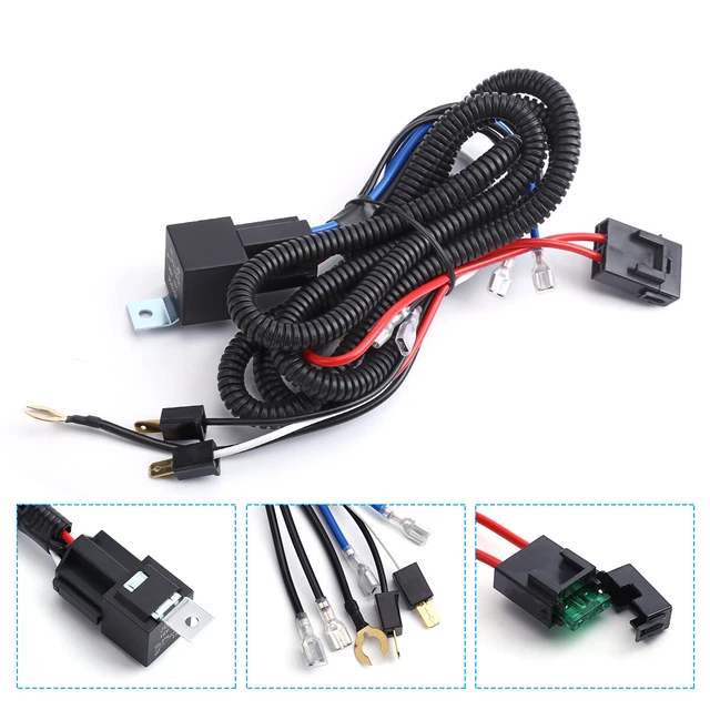 12V HORN WIRING Harness Relay Kit For Car Truck Grille Mount Blast Tone
