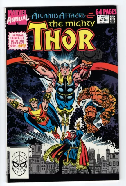 Thor Annual #14 Marvel 1989 Atlantis Attacks crossover; Avengers appearance