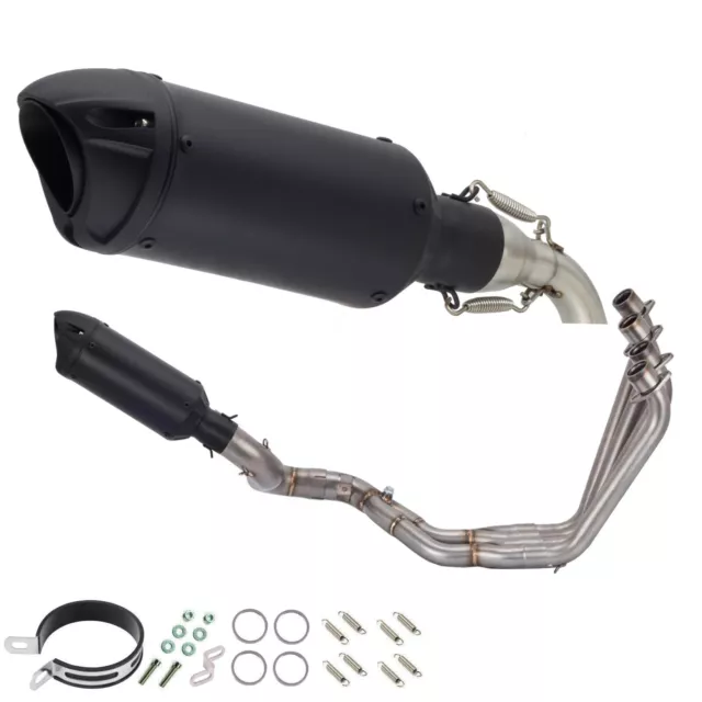 Exhaust For Honda CB650F CBR650F High Level System Black GP Silencer 2014-2020