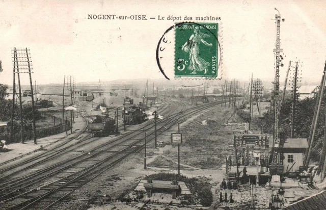 CPA 60 - NOGENT-sur-OISE (Oise) - Le Depot des machines
