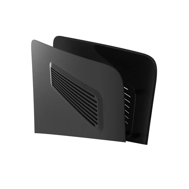 Coque De Ventilation Avant Pour PS5 Digital Edition - ABS Noir - Filtre Anti-poussière - 26x25x5.5 Cm - Amélioration Refroidissement