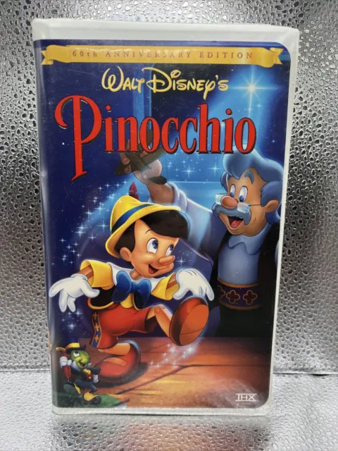 Walt Disney, Gold Collection, Pinocchio Vhs #18679