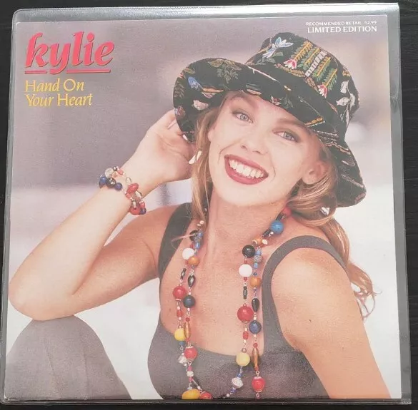 Kylie Minogue Hand On Your Heart selten australisches 7 Zoll Vinyl