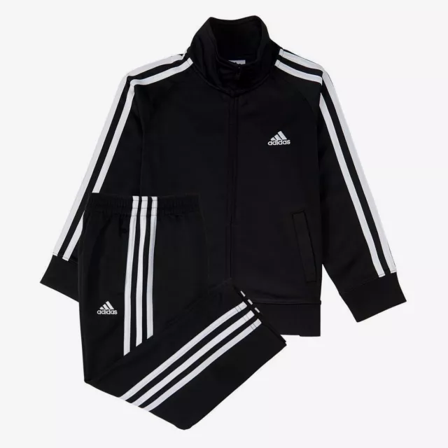 Baby Boys Adidas Tricot Tracksuit Outfit Set Jacket Pants 12 18 24 Month Infant