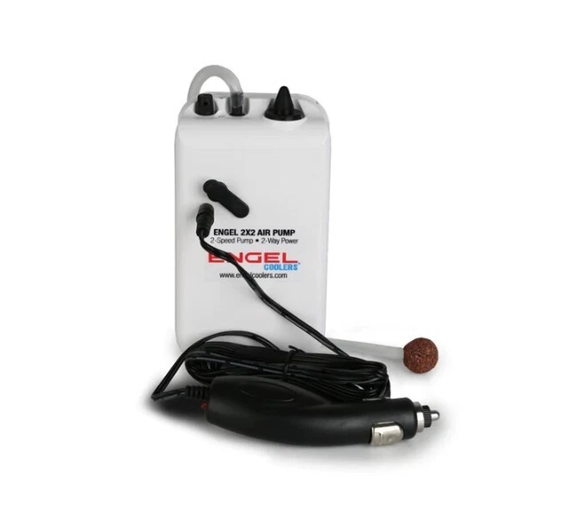 Coolers ENG-AP Portable Live Bait 2 Speed Aerator Pump with 12V Power Coolers ENG-AP Portable Live Bait 2 Speed Aerator Pump with 12V Power