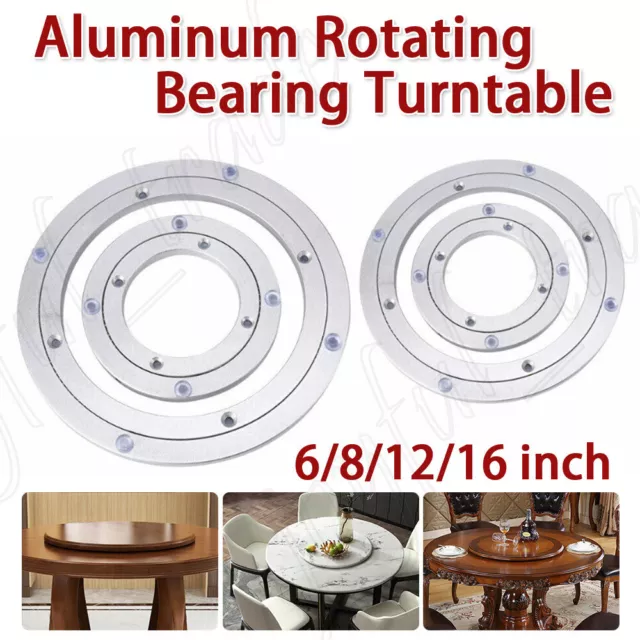 Heavy Duty Aluminium Lazy Susan Rotating Bearing Turntable Round Swivel Plate AU