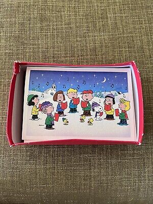Hallmark Peanuts Snoopy “Sing A Song ..."  30 Glitter Christmas Cards