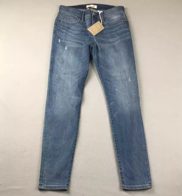 Madewell Jeans Womens 29 Blue Denim Stretch High Rise Skinny NWT