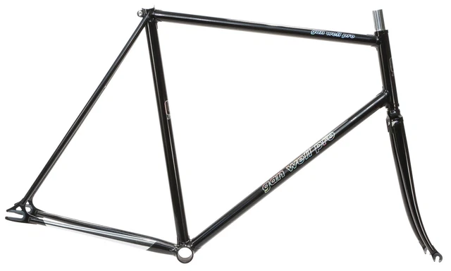 GAN WELL PRO Track Fixed Gear Frameset NJS Blue 57cm 55cm TT New
