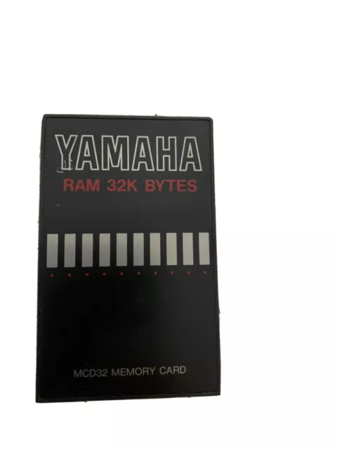 Scheda di memoria Yamaha MCD32 RAM 32K Memory Card Synthesizer Vintage