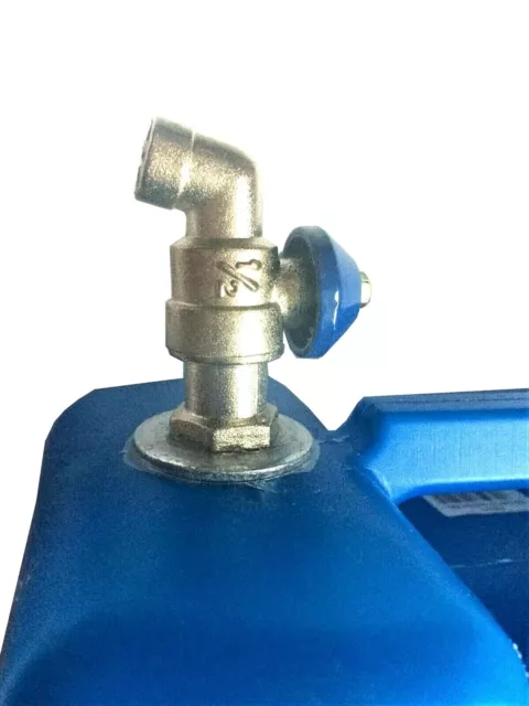 Envase de Agua 10L Plástico Con Llave Depósito Potable Tanque, Bidón Azul Pe 3