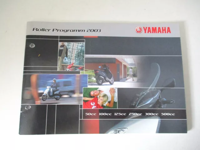 Yamaha Broschüre Prospekt / Brochure Yamaha Roller Programm 2003 Aerox, Neo´s