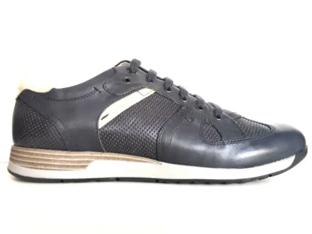 Scarpe Sneakers Uomo Stonefly 108550 London 1 Pelle P12 Originale Pe New