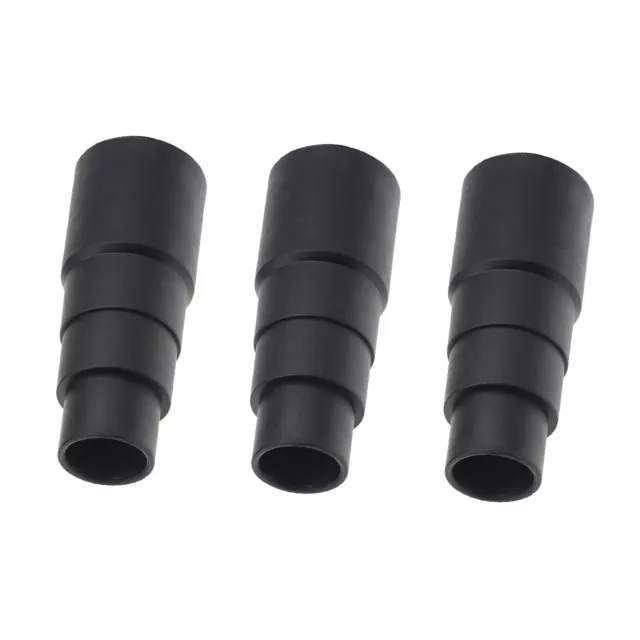 3pcs Vacuum Hose Adapters 25-42mm Dia Universal Connectors for Most Vacuum