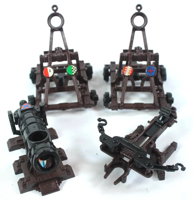 WEAPONS & WARRIORS Castle Combat Set Power Catapults, Mighty Crossbow
