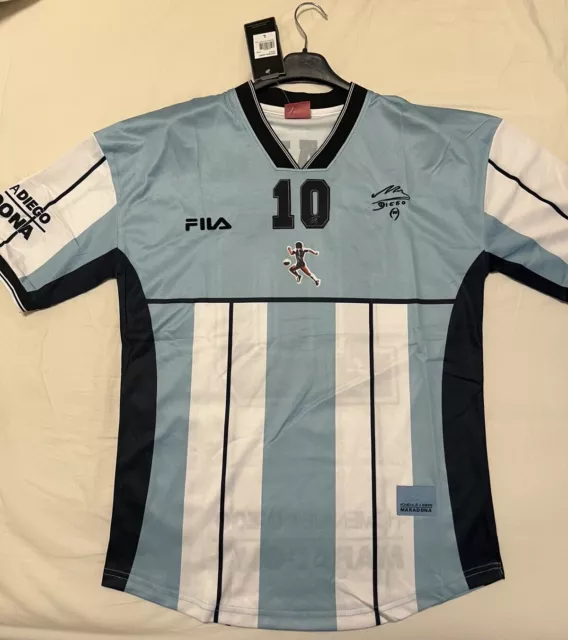 Maillot Football Hommage À Maradona - Rare - Collector - L