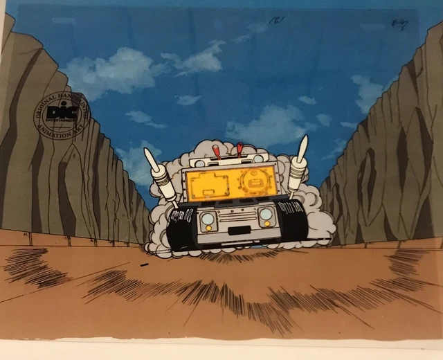 M.A.S.K. MASK Original  Animation Production Art Cel DIC Seal