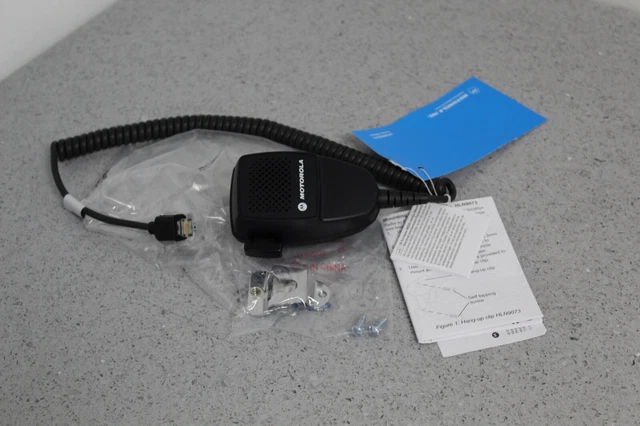 PMMN4090A Motorola Compact Microphone w/Clip CM200d CM300d BRAND NEW OPEN BOX