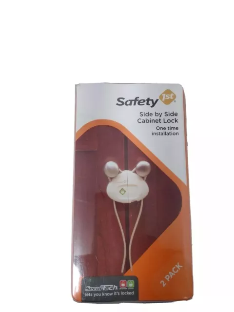 Safety 1st Side by Side Cabinet Lock #HS158 2 Pack - Baby Proof