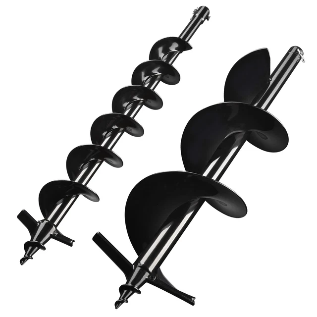 Yescom 4" 8" Earth Auger Bit Kit Fence Post Hole Digger Drill Bit for Gardening
