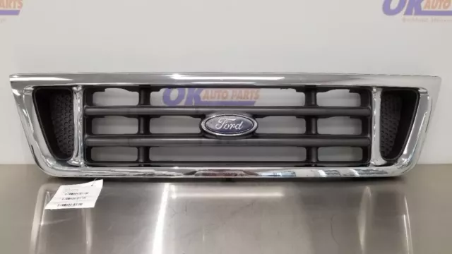 06 Ford E350 Super Duty Grille Assembly Chrome With Painted Inserts