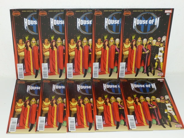 HOUSE of M #1 - 10 Copies - SECRET WARS - MAGNETO Scarlet Witch - Marvel