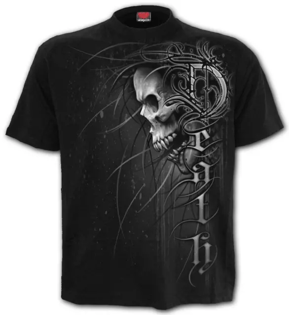 Spiral Direct DEATH FOREVER Mens, Skulls/Tattoo/Rock/Metal, Tee/T-Shirt/Clothing