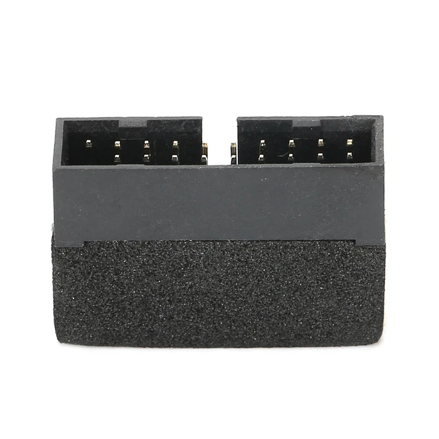 Conector de giro de 90 grados de 19 PIN para cableado host computadora de escritorio se accede nuevo