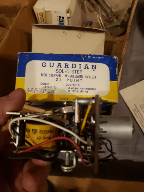 Guardian MER Electrical Reset 21 Point Stepper Stepping Switch Relay w/solenoid