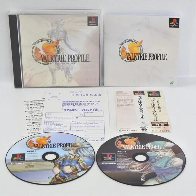 Jeu Valkyrie Profile PlayStation 1 Japan - Complet Avec Spin Card Et Registration Card