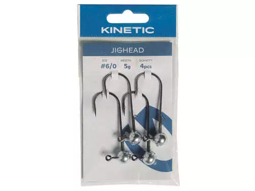 Kinetic Jighead bleifreie Jigköpfe Gummifisch-Haken Jigkopf Lead free