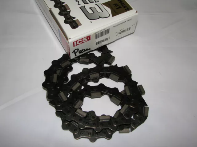 Diamant-Sägekette ICS FORCE3-35 Premium harter Beton Kette für Weka TK40 ANNA