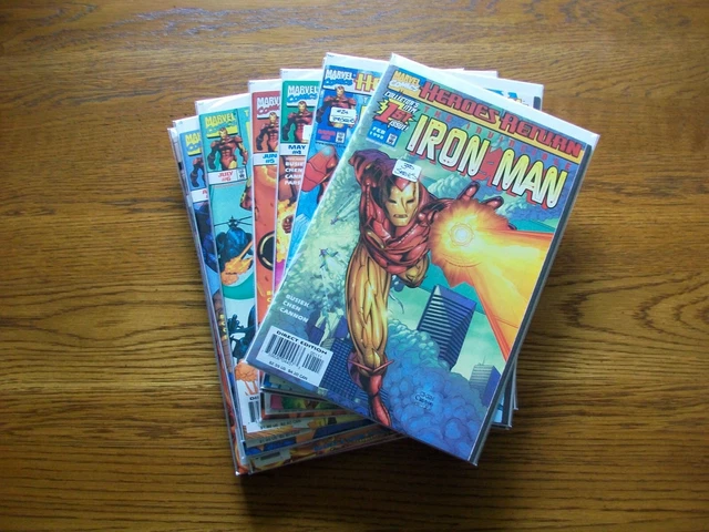 Iron Man (Heroes Return) comic lot 1-13 complete NM
