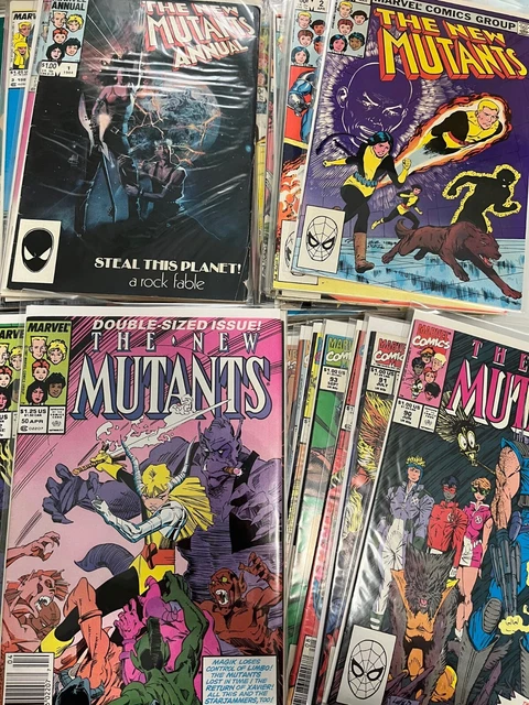 New Mutants Complete Marvel Series Run 1-100 Annuals Specials GN book lot X-Men