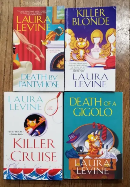 Lot 4 Laura Levine cozy mystery pb books Jaine Austen series