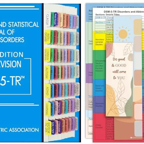 DSM 5 TR Tabs Index for DSM-5 Diagnostic and Statistical Manual of Mental Diso