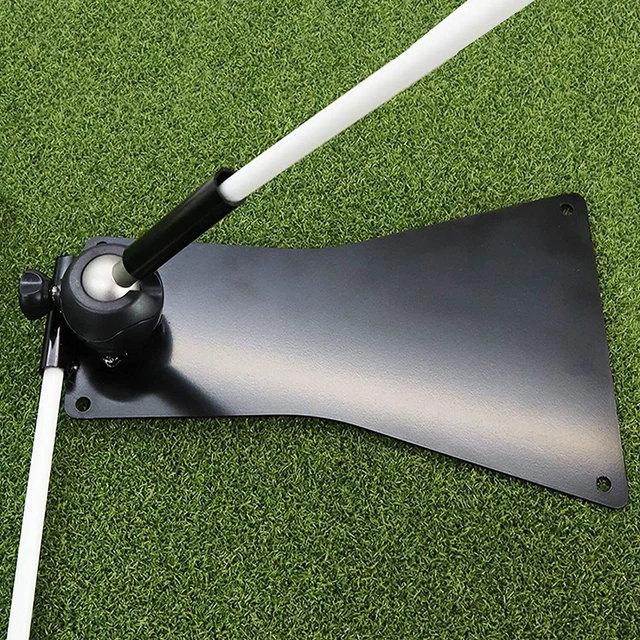 Golf Swing Training Aid Trainers 360 Degree Angle Adjust Plane Improve Plate US
