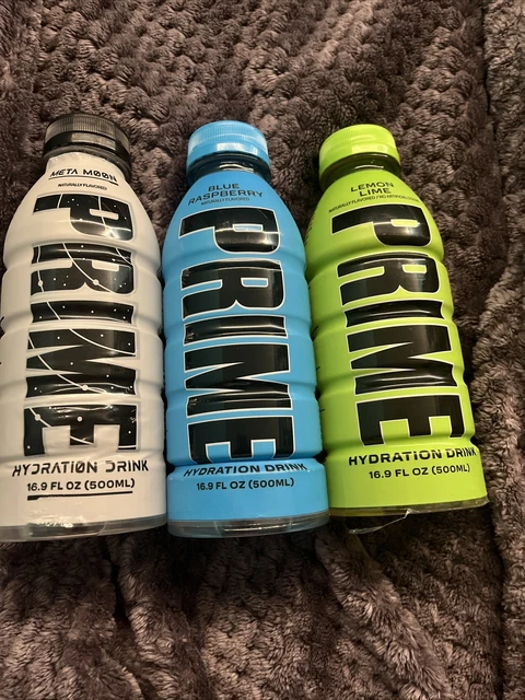Prime Hydration Energy Drink de Logan Paul X KSI 16,9 oz botellas paquete de 3