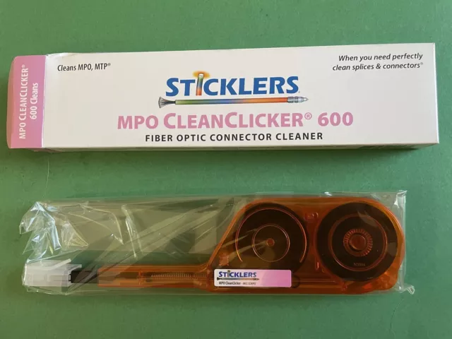 Sticklers MPO cleanclicker 600 MCC-CCMPO  600 clicks for MPO & MTP Fiber Optic