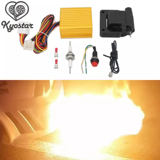 Nuovo kit postbruciatore lanciafiamme scarico singolo per Subaru BRZ WRX Nuovo kit postbruciatore lanciafiamme scarico singolo per Subaru BRZ WRX