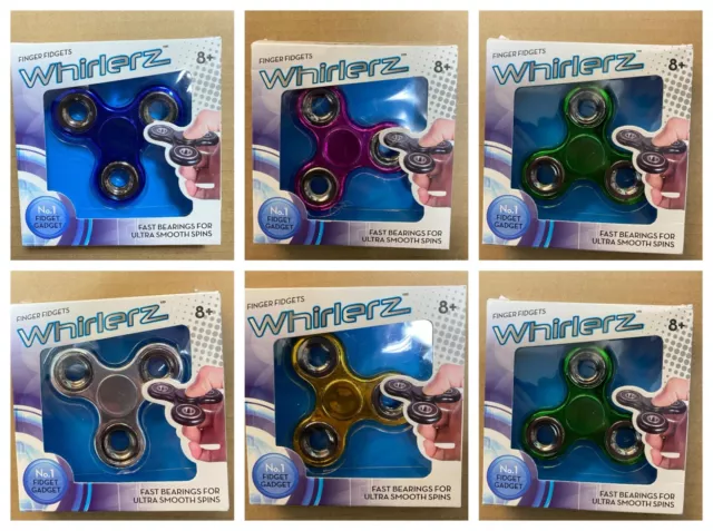 Kids Tri-Spinner Fidget  EDC Hand Finger Spinners Desk Focus Stress Toy