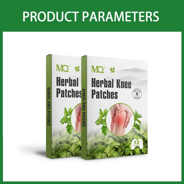 12pcs Knee Patch Natural Wormwood Pain Relief Stickers for Men Women Health Care 9