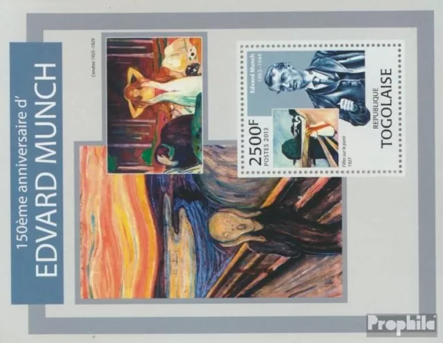 Briefmarken Togo  Mi Block 809 postfrisch Kunst